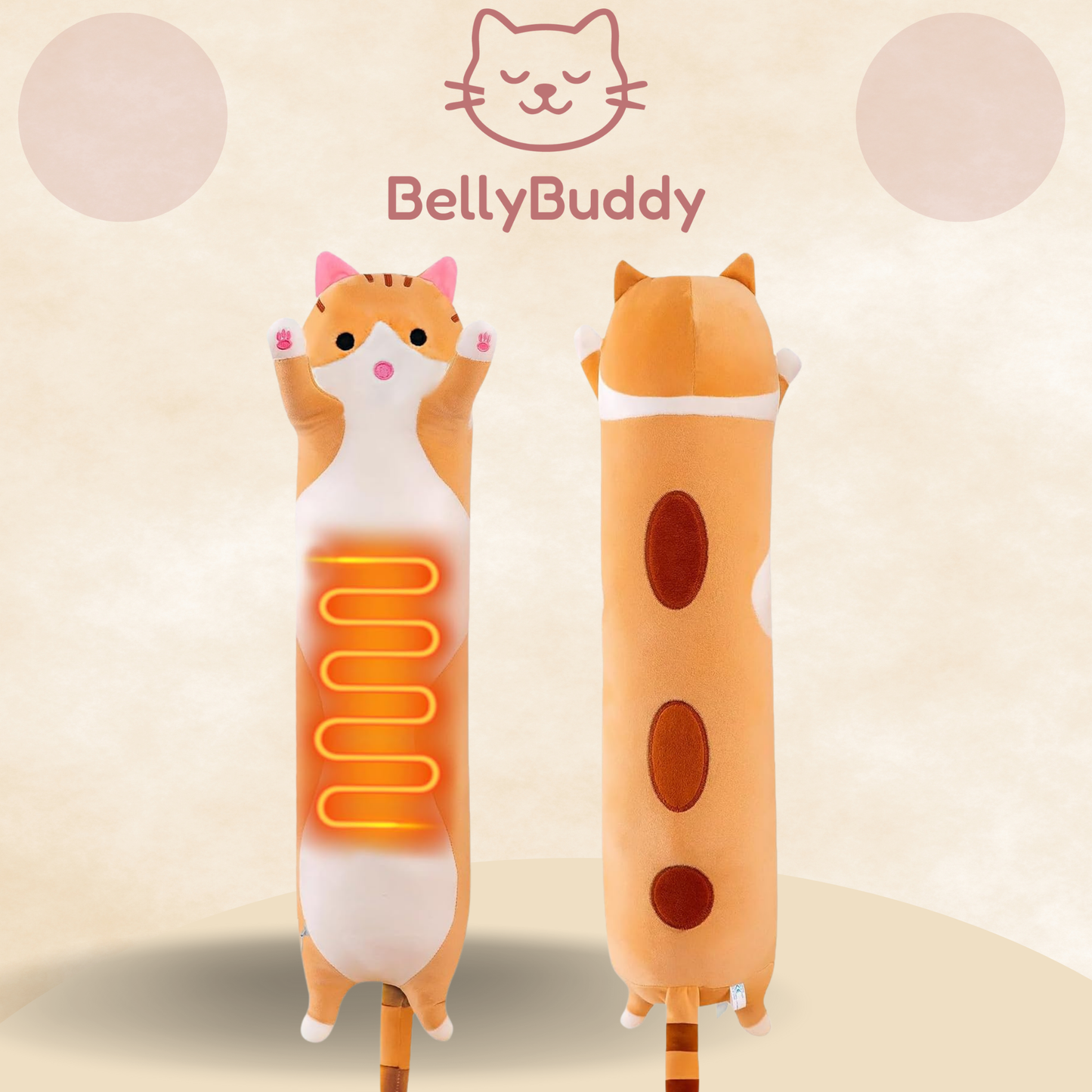 🐱BellyBuddy Isıtıcılı Yastık🐱