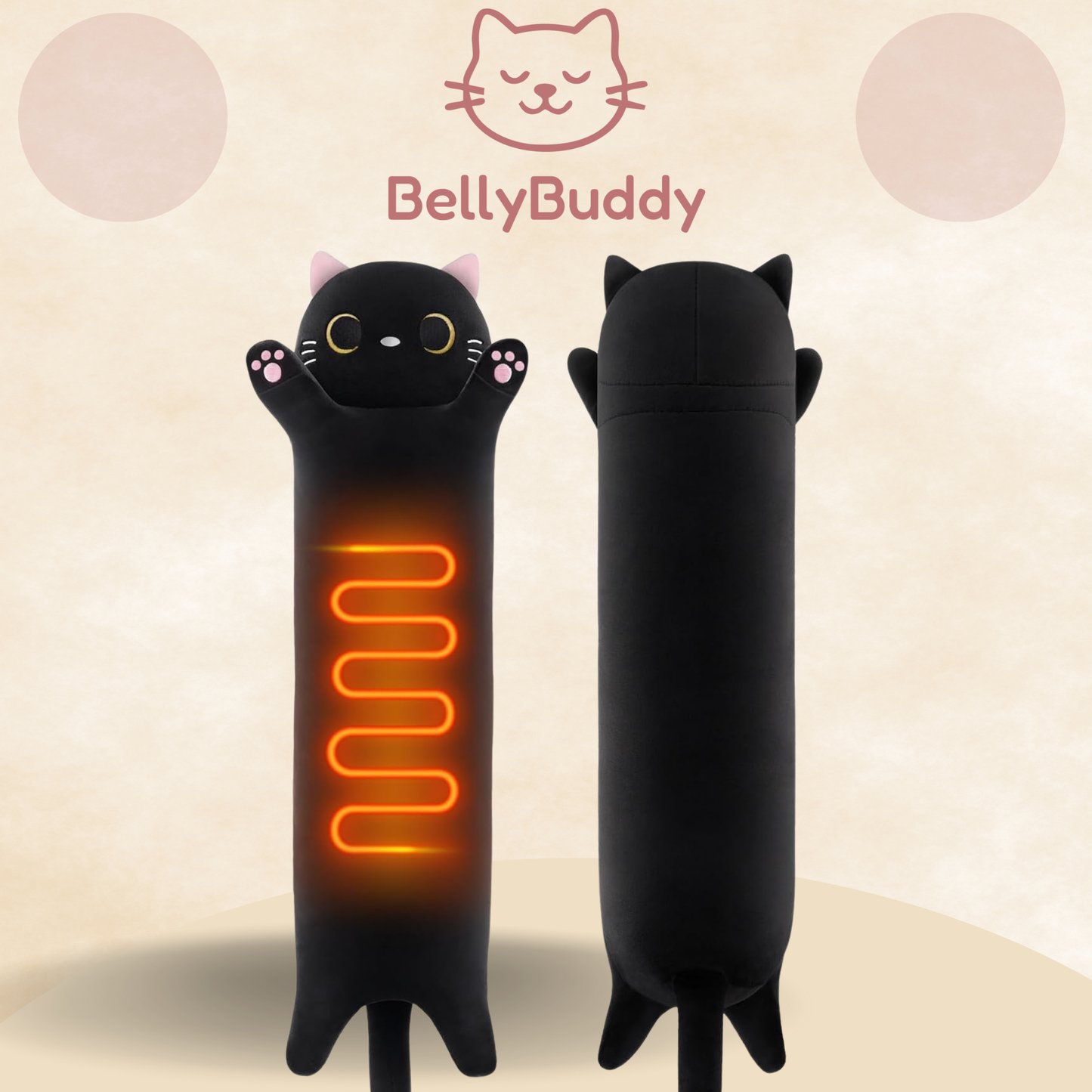 🐱BellyBuddy Isıtıcılı Yastık🐱